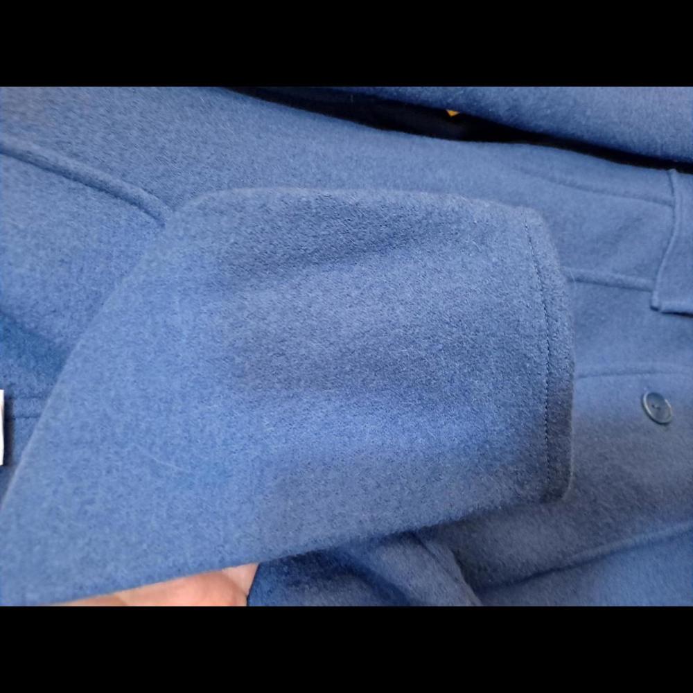 Talbots Alpaca Blend Button Up Collared Blue Blaz… - image 4